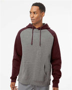 Independent Trading Co. Unisex Raglan Hooded Sweatshirt IND40RP