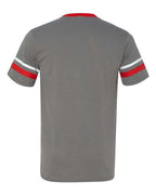 Augusta Sportswear V-Neck Jersey with Striped Sleeves 360