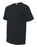 Bayside Unisex USA-Made Midweight Pocket T-Shirt 5070