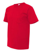 Bayside Unisex USA-Made Midweight Pocket T-Shirt 5070