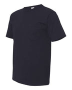 Bayside Unisex USA-Made Midweight Pocket T-Shirt 5070
