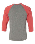 BELLA + CANVAS Unisex Three-Quarter Sleeve Baseball Tee 3200