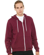 BELLA + CANVAS Unisex Sponge Fleece Full-Zip Hoodie Sweatshirt 3739