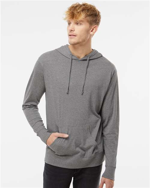 Independent Trading Co. Unisex Lightweight Hooded Pullover T-Shirt SS150J