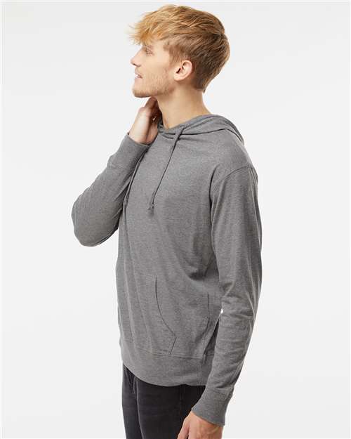 Independent Trading Co. Unisex Lightweight Hooded Pullover T-Shirt SS150J