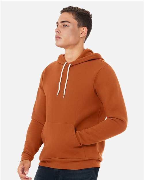 BELLA + CANVAS Unisex Sponge Fleece Hoodie Sweatshirt 3719