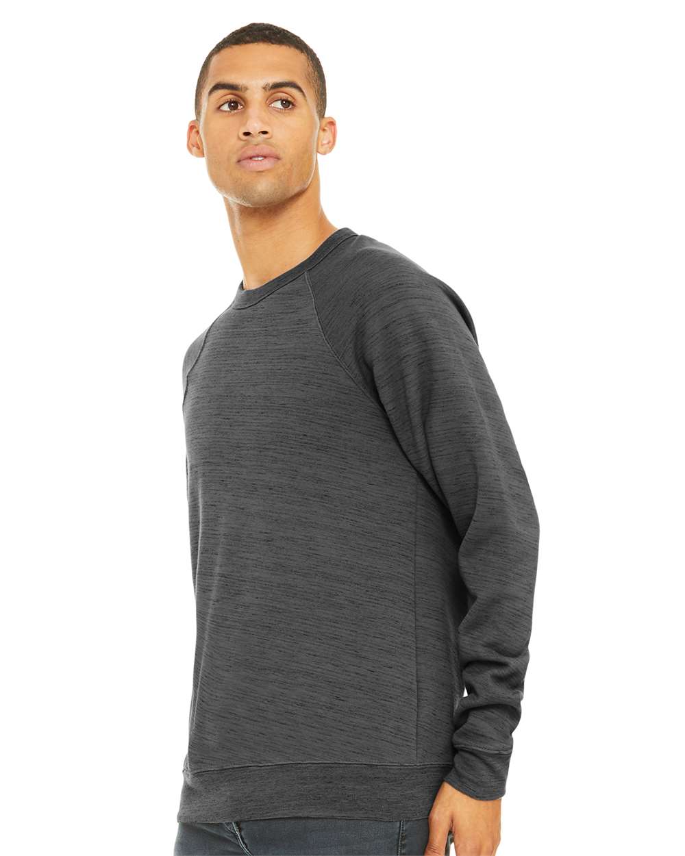 Custom Unisex Sponge Fleece Raglan Crewneck Sweatshirt – Add Your Logo or Design