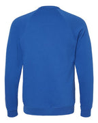 BELLA + CANVAS Unisex Sponge Fleece Raglan Crewneck Sweatshirt 3901