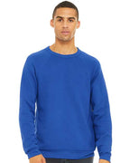 BELLA + CANVAS Unisex Sponge Fleece Raglan Crewneck Sweatshirt 3901