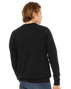BELLA + CANVAS Unisex Sponge Fleece Raglan Crewneck Sweatshirt 3901