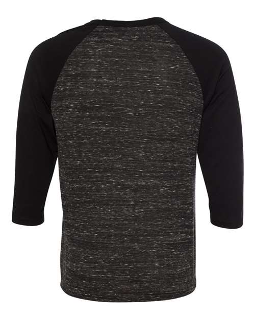 BELLA + CANVAS Unisex Three-Quarter Sleeve Baseball Tee 3200