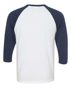 BELLA + CANVAS Unisex Three-Quarter Sleeve Baseball Tee 3200