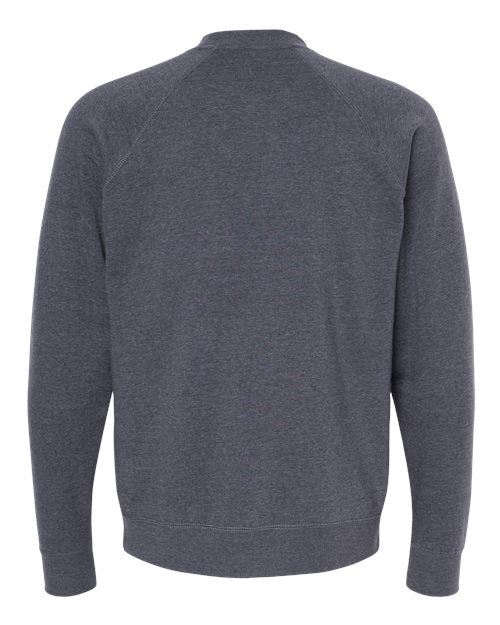 Independent Trading Co. Unisex Special Blend Raglan Crewneck Sweatshirt PRM30SBC