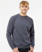Independent Trading Co. Unisex Special Blend Raglan Crewneck Sweatshirt PRM30SBC