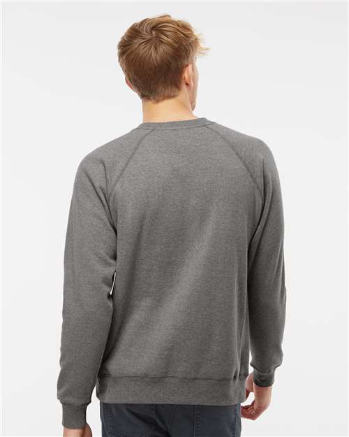 Independent Trading Co. Unisex Special Blend Raglan Crewneck Sweatshirt PRM30SBC