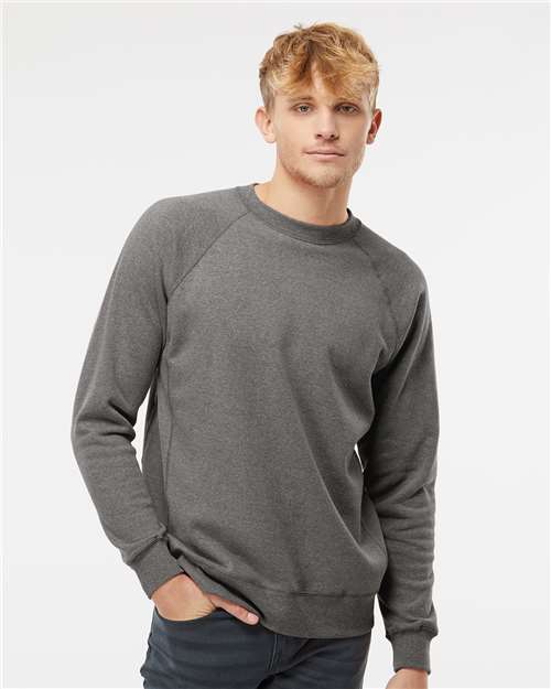 Independent Trading Co. Unisex Special Blend Raglan Crewneck Sweatshirt PRM30SBC