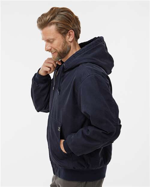 DRI DUCK Men's Cheyenne Boulder Cloth™ Hooded Jacket with Tricot Quilt Lining 5020