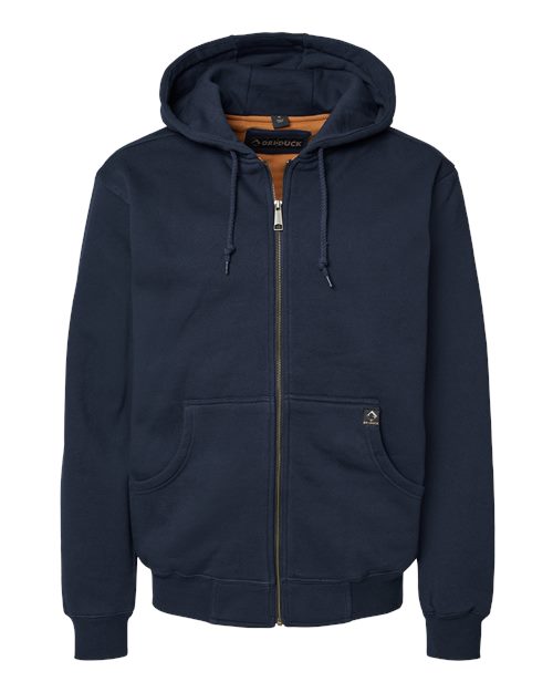 DRI DUCK Men's Crossfire Heavyweight Power Fleece Hooded Jacket with Thermal Lining 7033