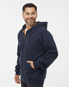 DRI DUCK Men's Crossfire Heavyweight Power Fleece Hooded Jacket with Thermal Lining 7033