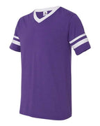 Augusta Sportswear V-Neck Jersey with Striped Sleeves 360