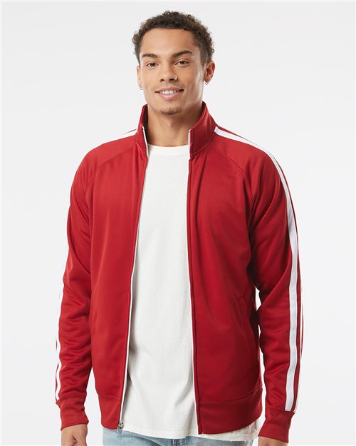 Independent Trading Co. Men's Lightweight Poly-Tech Full-Zip Track Jacket EXP70PTZ