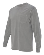 Comfort Colors Unisex Garment-Dyed Heavyweight Long Sleeve Pocket T-Shirt 4410