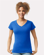 Gildan Women's Softstyle® V-Neck T-Shirt 64V00L