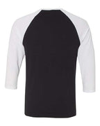 BELLA + CANVAS Unisex Three-Quarter Sleeve Baseball Tee 3200