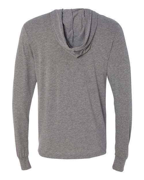 BELLA + CANVAS Unisex Jersey Hooded Long Sleeve Tee 3512
