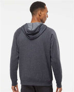 Independent Trading Co. Unisex Special Blend Raglan Full-Zip Hooded Sweatshirt PRM33SBZ
