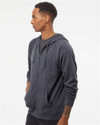 Independent Trading Co. Unisex Special Blend Raglan Full-Zip Hooded Sweatshirt PRM33SBZ