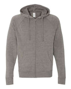 Independent Trading Co. Unisex Special Blend Raglan Full-Zip Hooded Sweatshirt PRM33SBZ