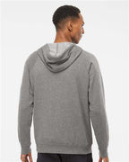 Independent Trading Co. Unisex Special Blend Raglan Full-Zip Hooded Sweatshirt PRM33SBZ