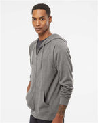 Independent Trading Co. Unisex Special Blend Raglan Full-Zip Hooded Sweatshirt PRM33SBZ