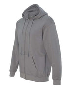 Bayside Unisex USA-Made Full-Zip Hooded Sweatshirt 900