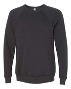 BELLA + CANVAS Unisex Sponge Fleece Raglan Crewneck Sweatshirt 3901