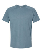 BELLA + CANVAS Men's Heather CVC Raglan Tee 3201