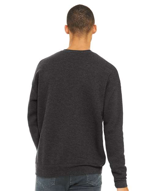 BELLA + CANVAS Unisex Sponge Fleece Drop Shoulder Crewneck Sweatshirt 3945