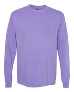 Comfort Colors Unisex Garment-Dyed Heavyweight Long Sleeve Pocket T-Shirt 4410