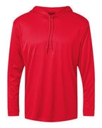 Badger Unisex B-Core Hooded Long Sleeve T-Shirt 4105