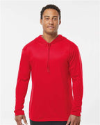 Badger Unisex B-Core Hooded Long Sleeve T-Shirt 4105