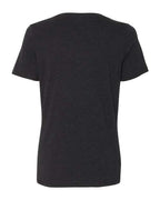 BELLA + CANVAS Women's Relaxed Heather CVC V-Neck Tee 6405CVC
