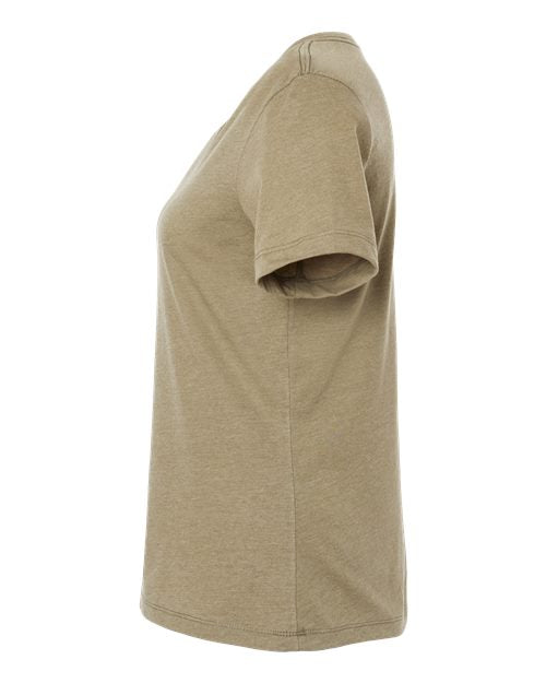 BELLA + CANVAS Women's Relaxed Heather CVC V-Neck Tee 6405CVC
