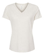 BELLA + CANVAS Women's Relaxed Triblend V-Neck Tee 6415