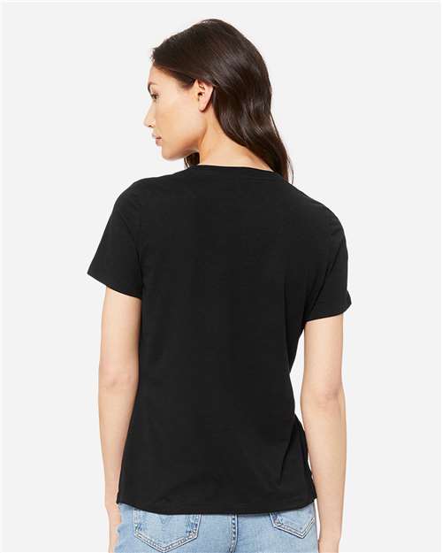 BELLA + CANVAS Women's Relaxed Triblend V-Neck Tee 6415