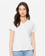 BELLA + CANVAS Women's Relaxed Triblend V-Neck Tee 6415