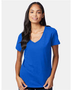 Hanes Women's Perfect-T V-Neck T-Shirt S04V