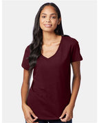 Hanes Women's Perfect-T V-Neck T-Shirt S04V
