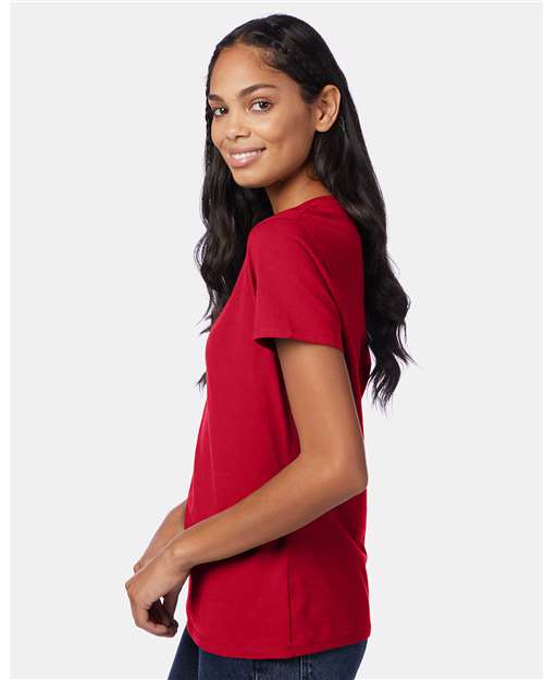 Hanes Women's Perfect-T V-Neck T-Shirt S04V