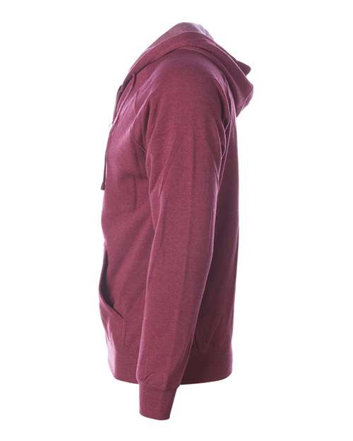Independent Trading Co. Unisex Special Blend Raglan Full-Zip Hooded Sweatshirt PRM33SBZ